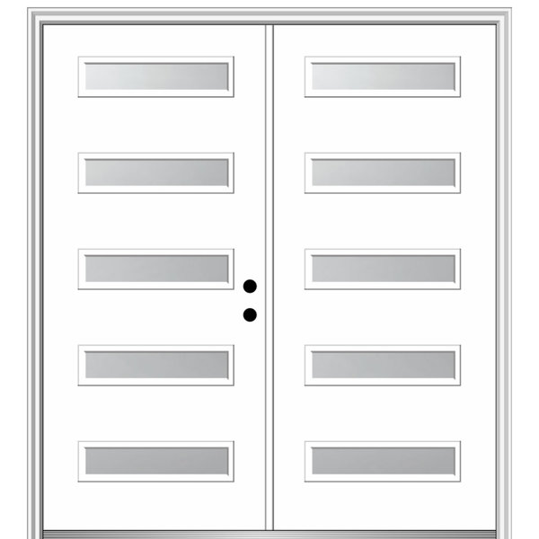 Verona Home Design Spotlight Primed Fiberglass Prehung Front Entry